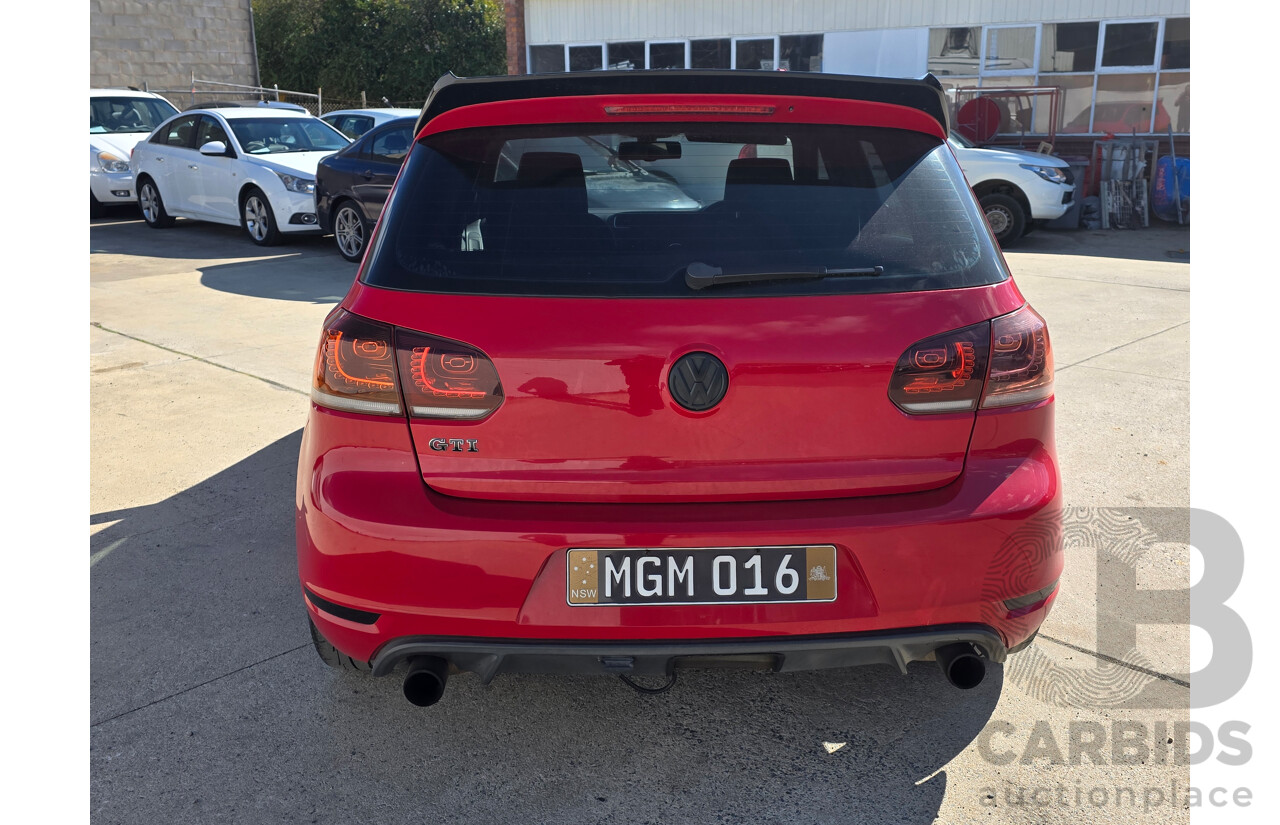 3/2012 Volkswagen Golf GTi 1K MY12 5d Hatchback Tornado Red Turbo 2.0L