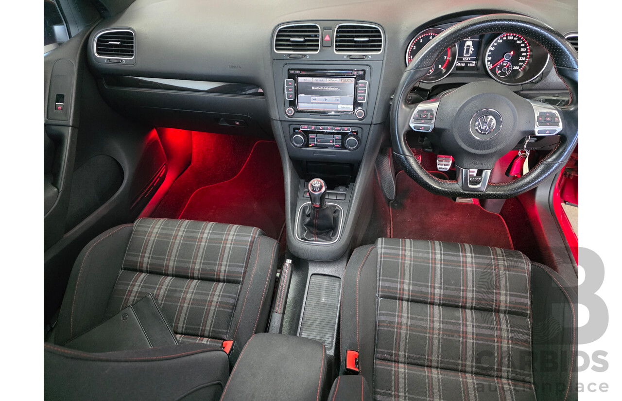 3/2012 Volkswagen Golf GTi 1K MY12 5d Hatchback Tornado Red Turbo 2.0L