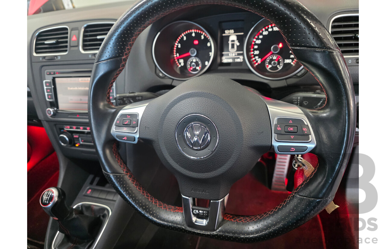 3/2012 Volkswagen Golf GTi 1K MY12 5d Hatchback Tornado Red Turbo 2.0L