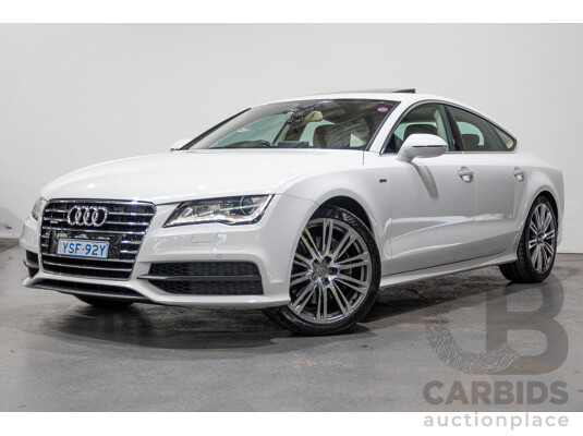 8/2011 Audi A7 Sportback 3.0 TFSI Quattro 4G 5d Hatchback Ibis White 3.0L