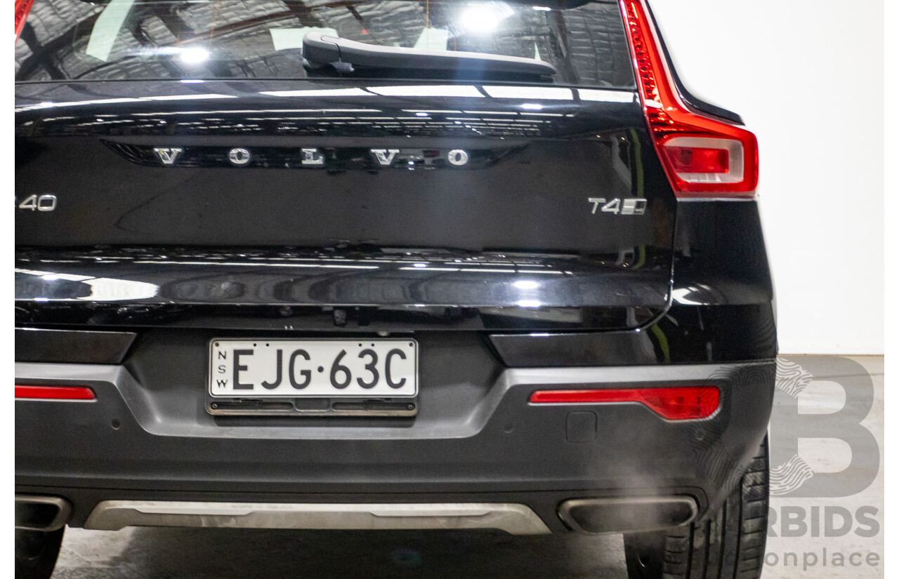 09/2018 Volvo XC40 T4 INSCRIPTION (AWD) 536 MY19 4D Wagon Onyx Black Turbo 2.0L