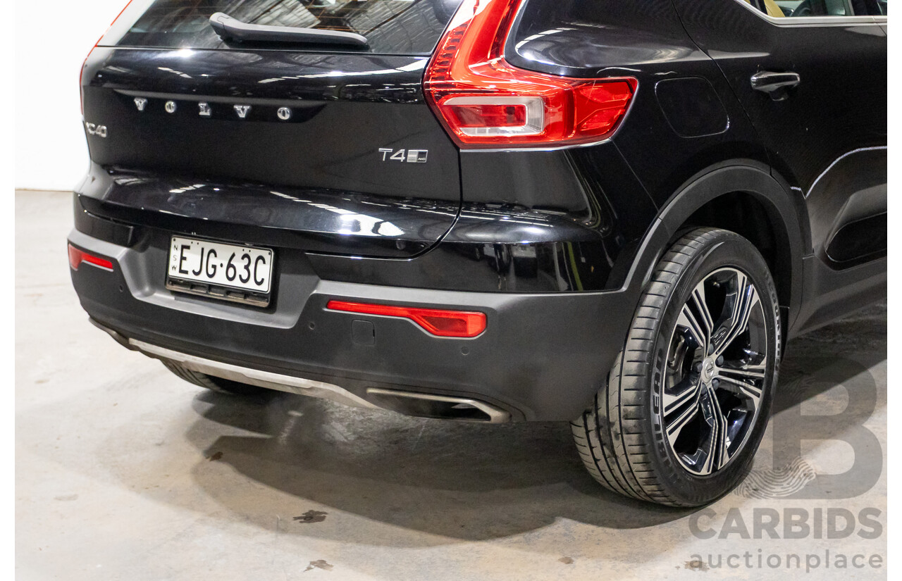 09/2018 Volvo XC40 T4 INSCRIPTION (AWD) 536 MY19 4D Wagon Onyx Black Turbo 2.0L