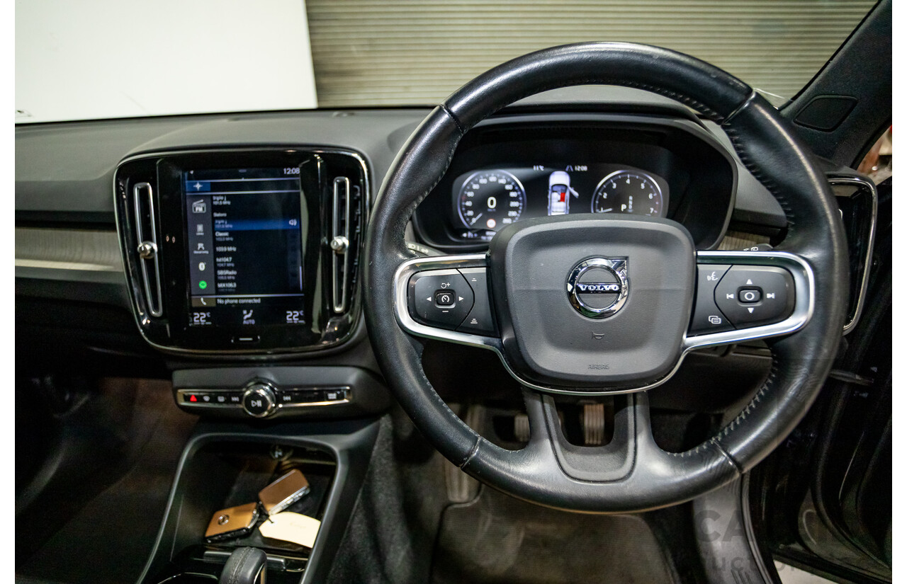 09/2018 Volvo XC40 T4 INSCRIPTION (AWD) 536 MY19 4D Wagon Onyx Black Turbo 2.0L