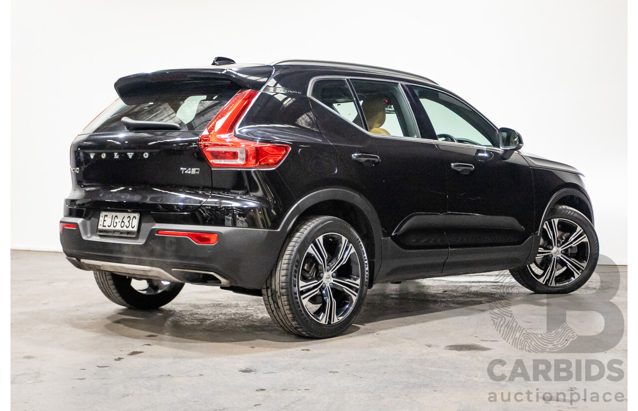 09/2018 Volvo XC40 T4 INSCRIPTION (AWD) 536 MY19 4D Wagon Onyx Black Turbo 2.0L