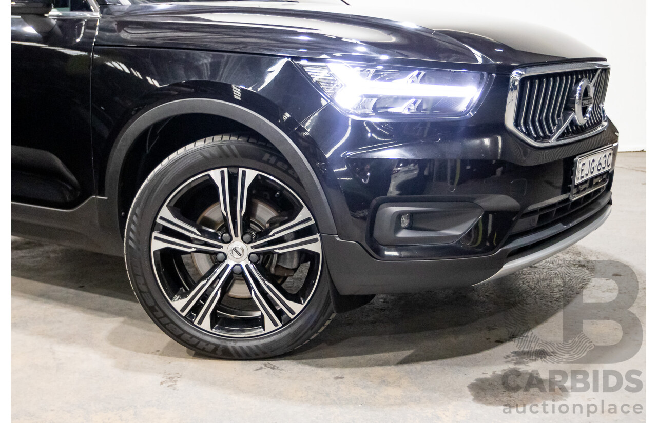 09/2018 Volvo XC40 T4 INSCRIPTION (AWD) 536 MY19 4D Wagon Onyx Black Turbo 2.0L