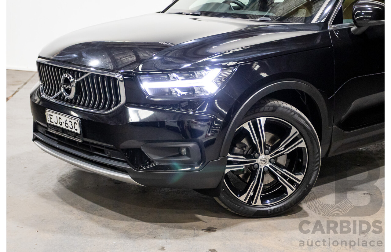 09/2018 Volvo XC40 T4 INSCRIPTION (AWD) 536 MY19 4D Wagon Onyx Black Turbo 2.0L