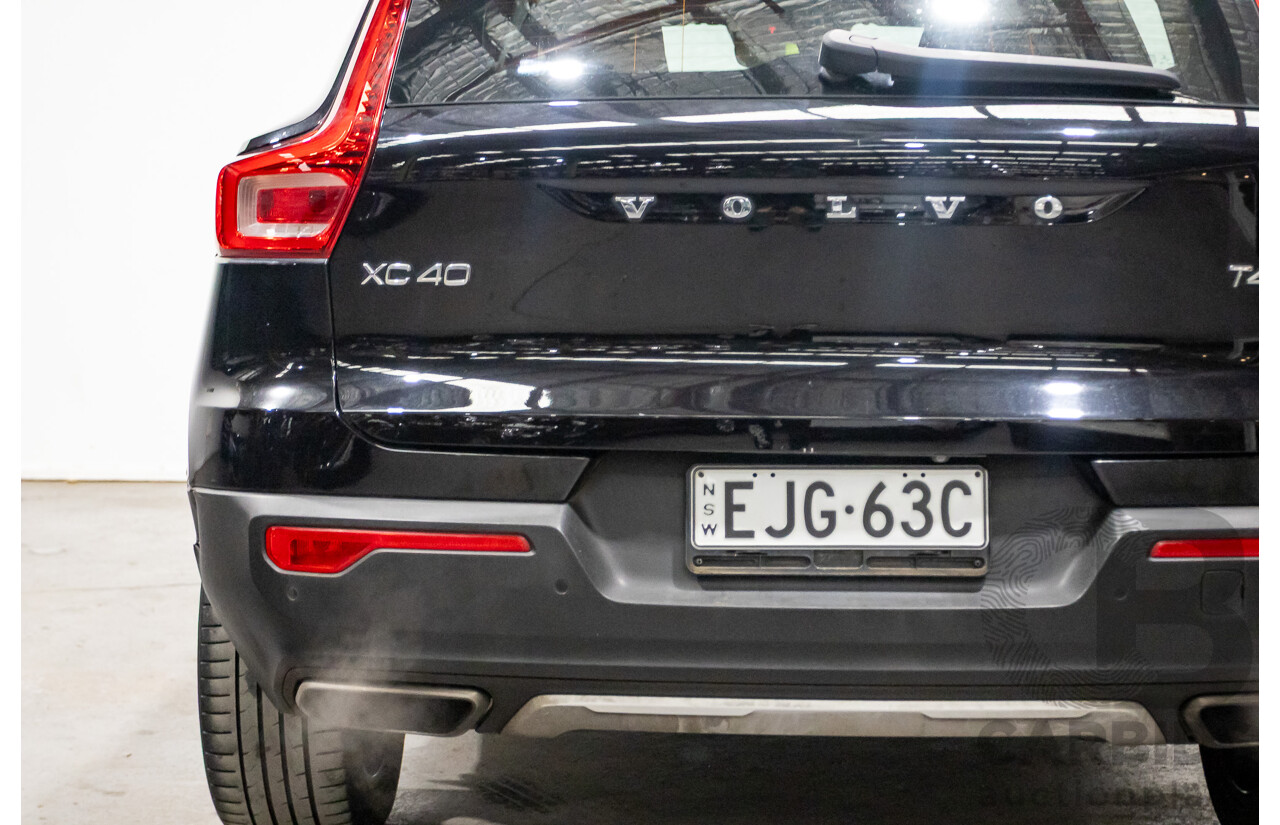 09/2018 Volvo XC40 T4 INSCRIPTION (AWD) 536 MY19 4D Wagon Onyx Black Turbo 2.0L