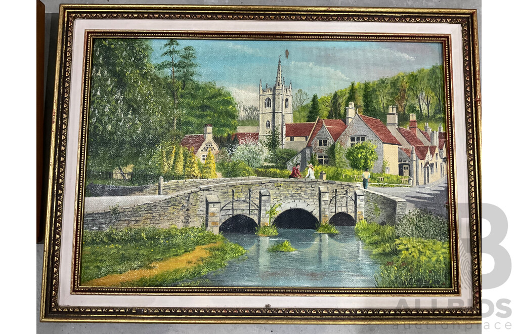 Unknown Artist Framed Paintings - Lot of 5