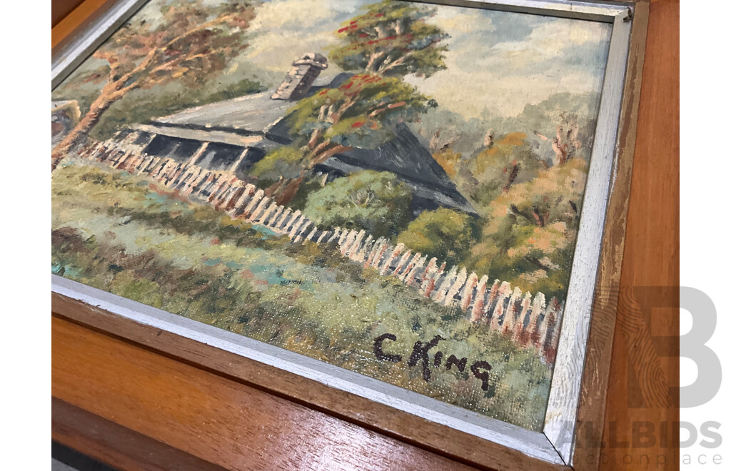 Unknown Artist Framed Paintings - Lot of 5