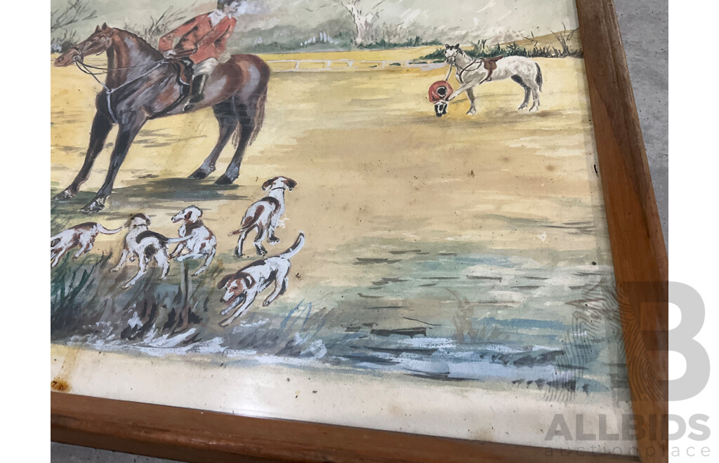 Unknown Artist Framed Paintings - Lot of 5