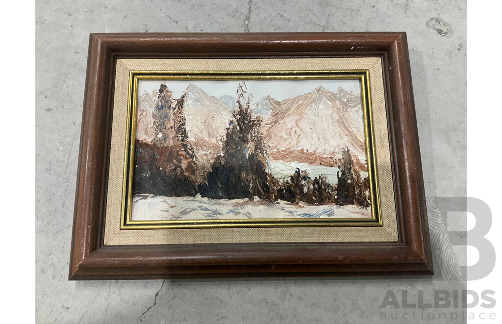 Unknown Artist Framed Paintings - Lot of 5