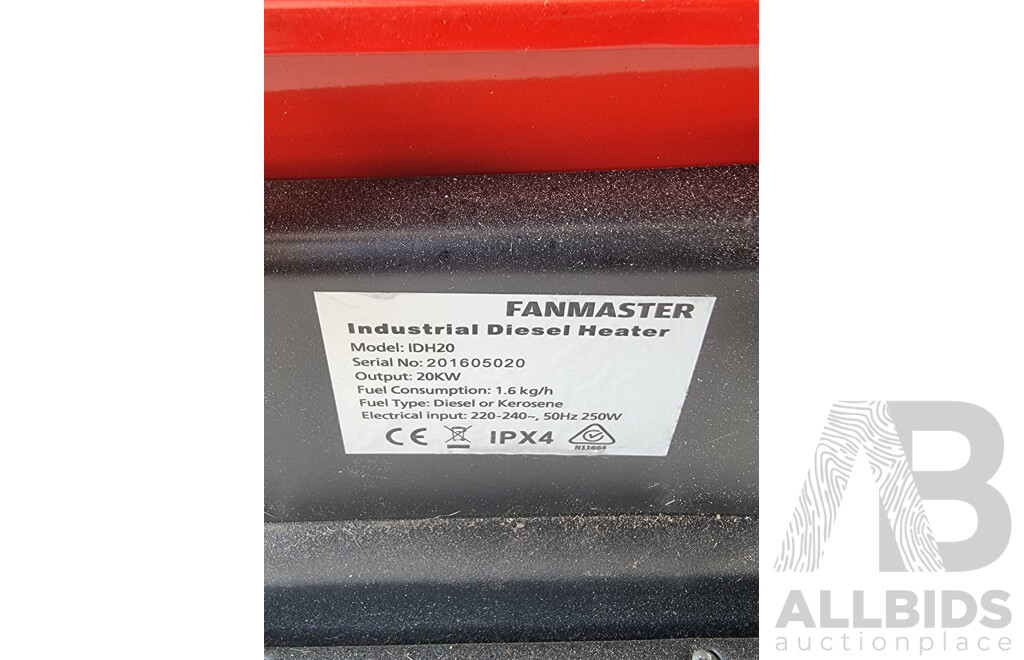 FANMASTER Industrial Diesel Space Heater