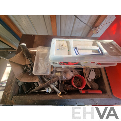 Wheeled Workbench with Abel Welder, Welding Mask & Accessories ETC