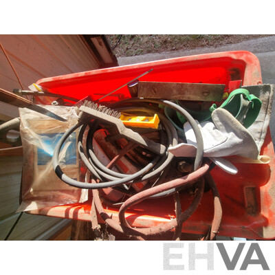 Wheeled Workbench with Abel Welder, Welding Mask & Accessories ETC