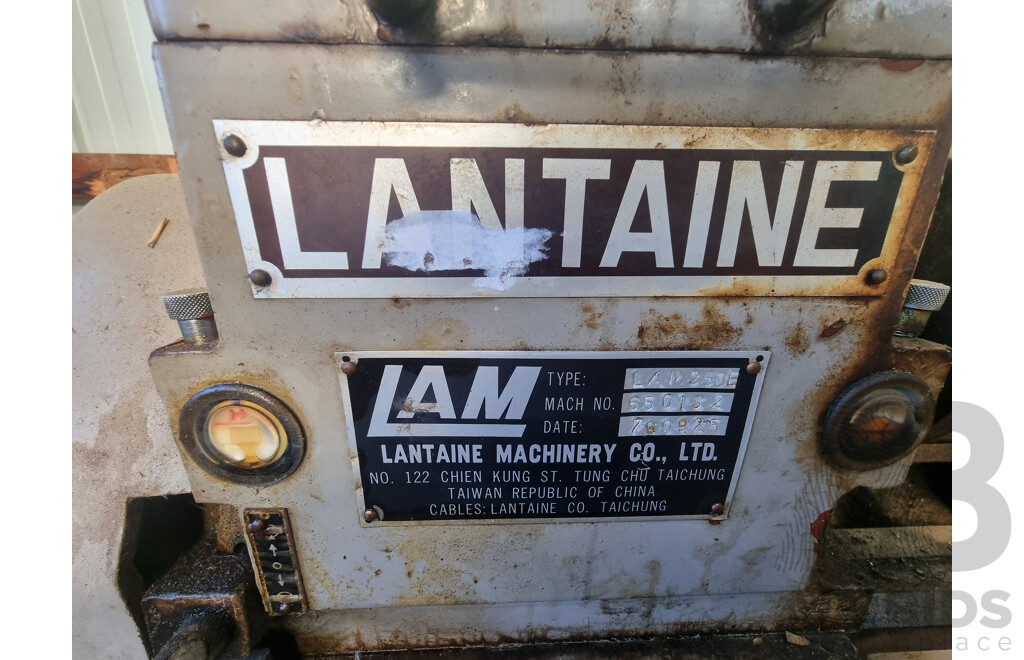 09/1976, Lantaine Machinery Co, Precision Metal Benchtop Lathe