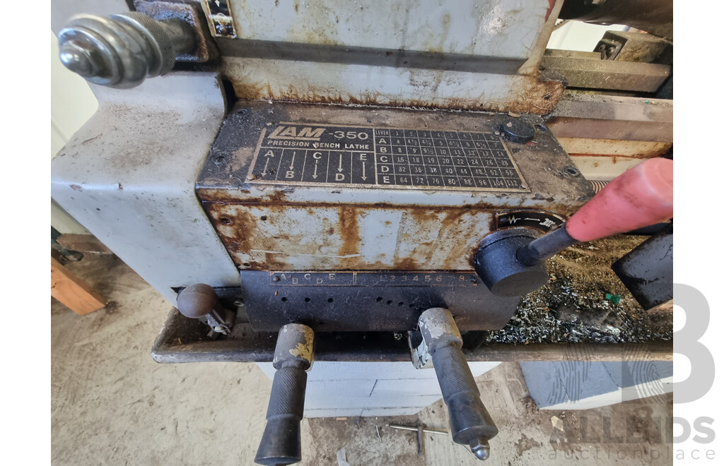 09/1976, Lantaine Machinery Co, Precision Metal Benchtop Lathe