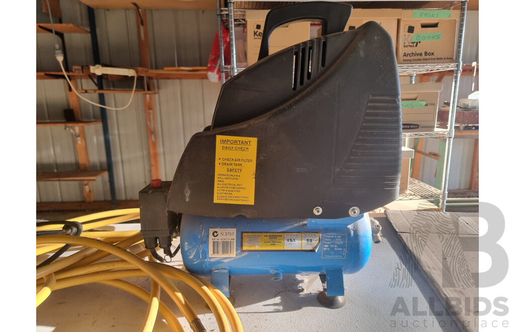 NU Power 6L Air Compressor with Air Hose