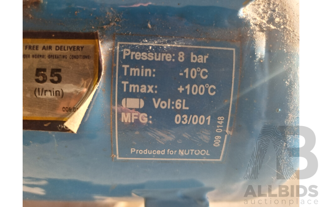 NU Power 6L Air Compressor with Air Hose
