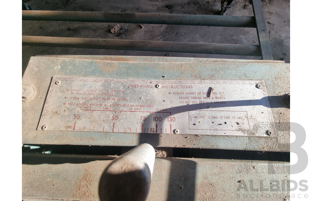 Wheeled Workbench with Abel Welder, Welding Mask & Accessories ETC