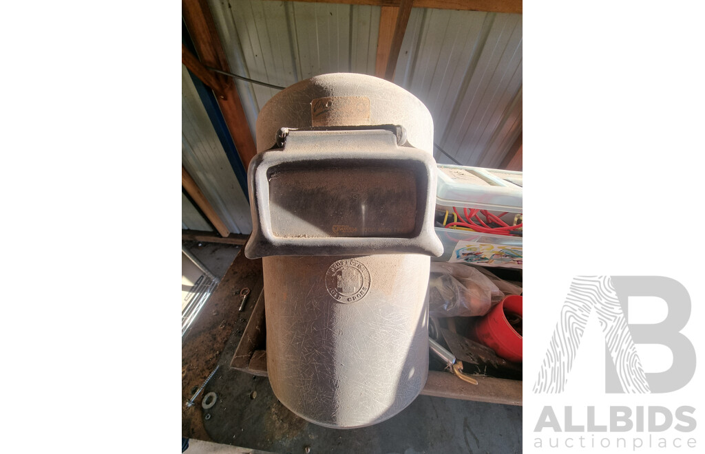 Wheeled Workbench with Abel Welder, Welding Mask & Accessories ETC
