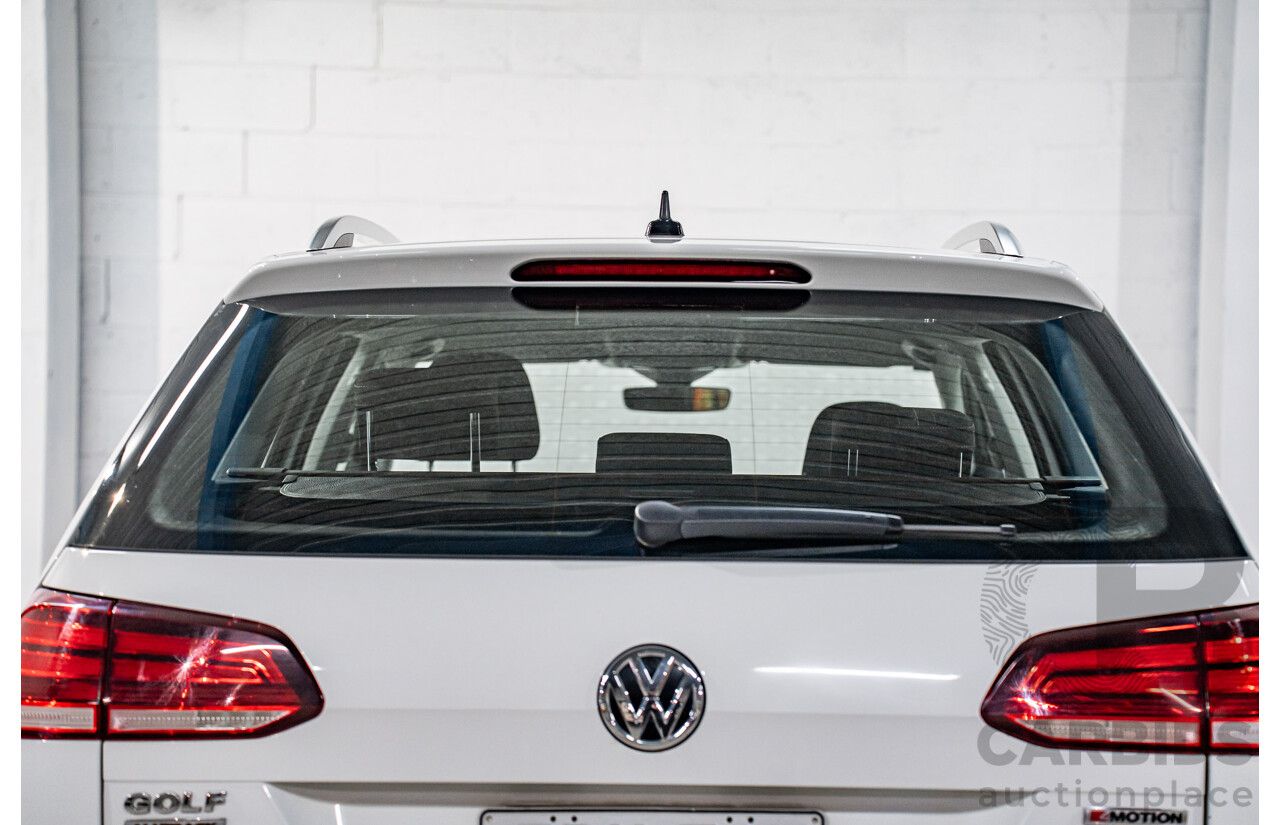 06/2019 Volkswagen Golf Alltrack 132 TSI (AWD) AU MY19.5 4d Wagon Pure White Turbo 1.8L