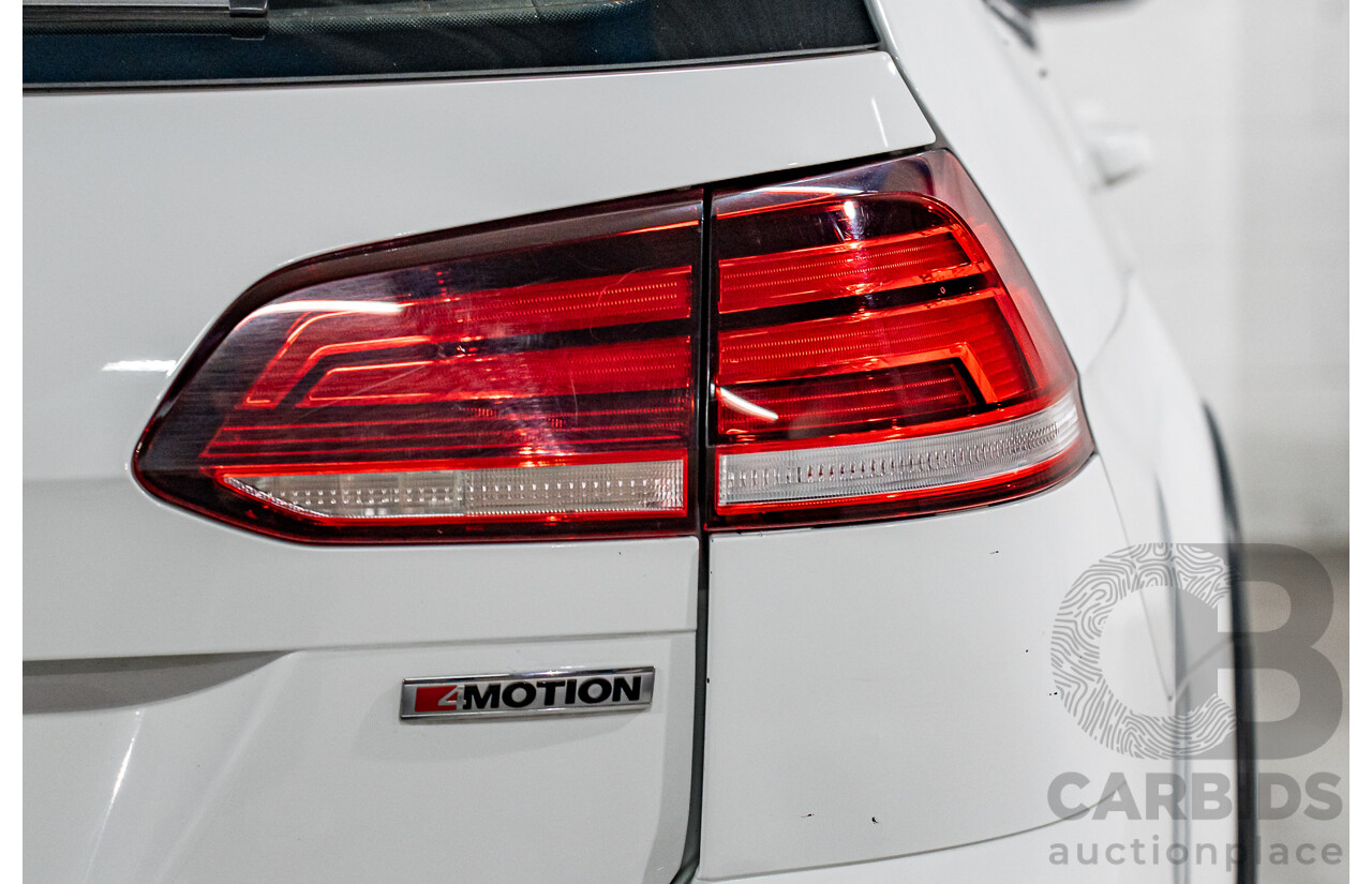 06/2019 Volkswagen Golf Alltrack 132 TSI (AWD) AU MY19.5 4d Wagon Pure White Turbo 1.8L