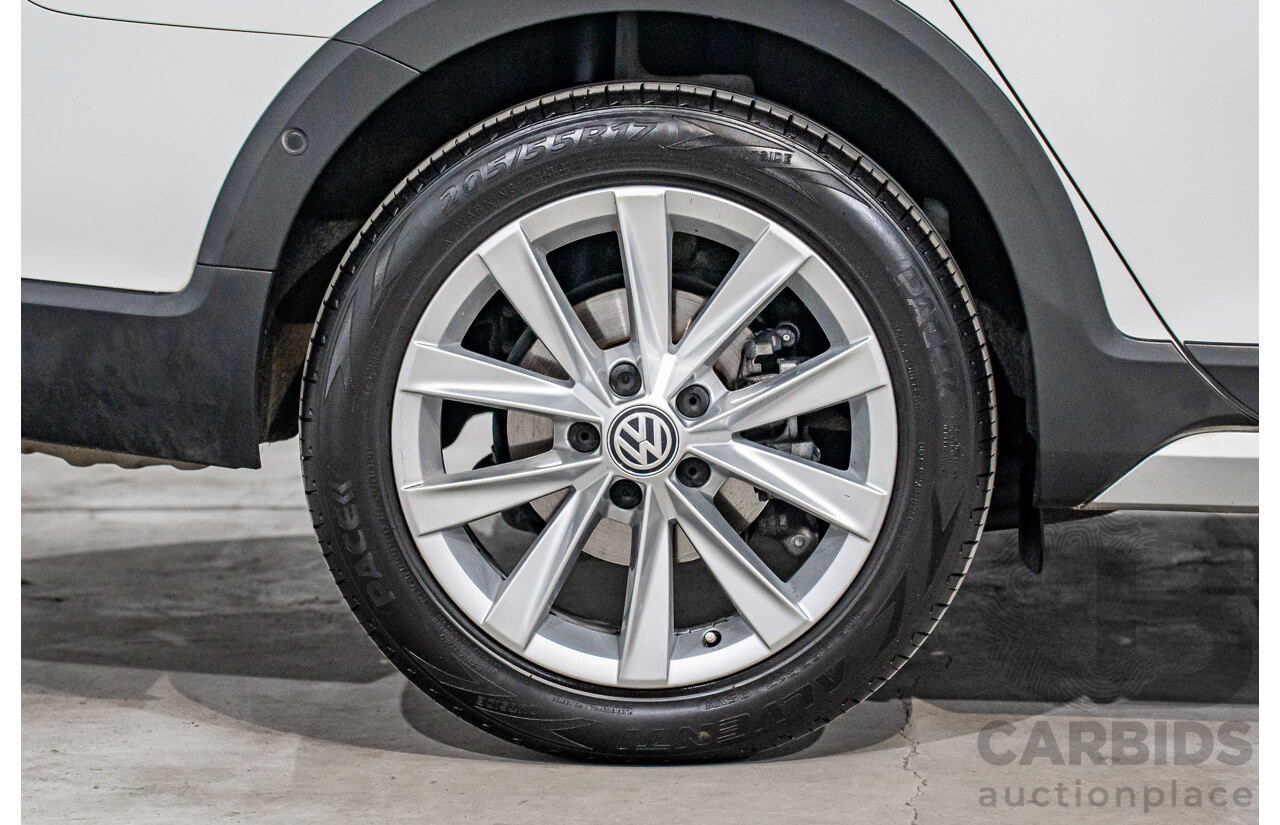 06/2019 Volkswagen Golf Alltrack 132 TSI (AWD) AU MY19.5 4d Wagon Pure White Turbo 1.8L