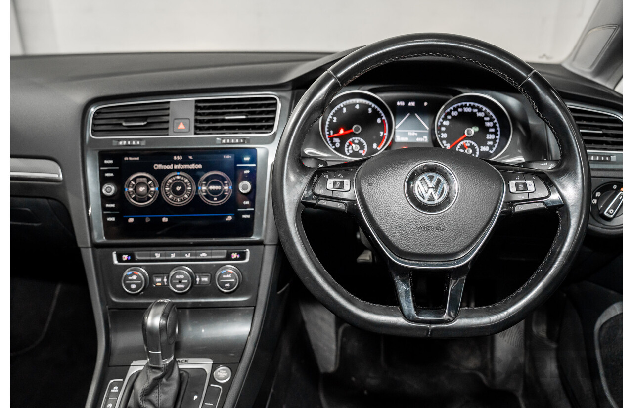 06/2019 Volkswagen Golf Alltrack 132 TSI (AWD) AU MY19.5 4d Wagon Pure White Turbo 1.8L