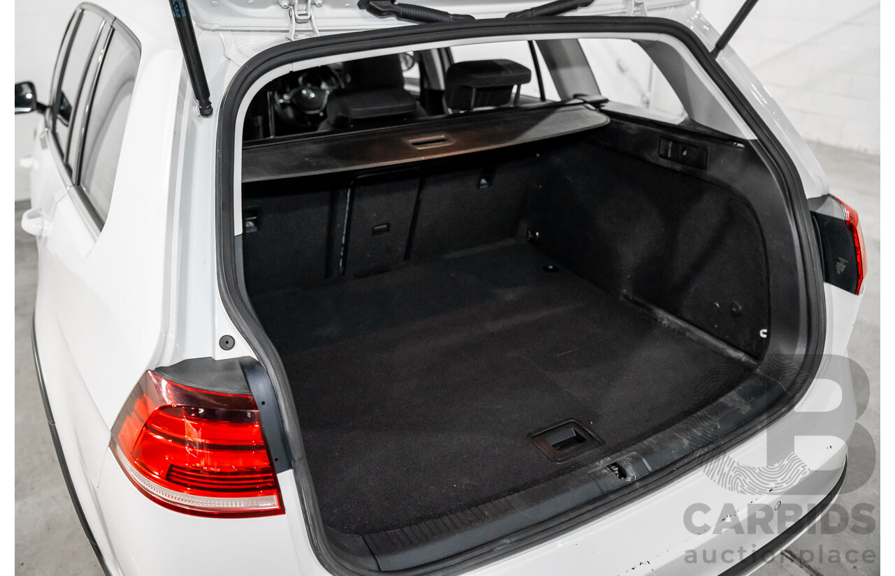 06/2019 Volkswagen Golf Alltrack 132 TSI (AWD) AU MY19.5 4d Wagon Pure White Turbo 1.8L