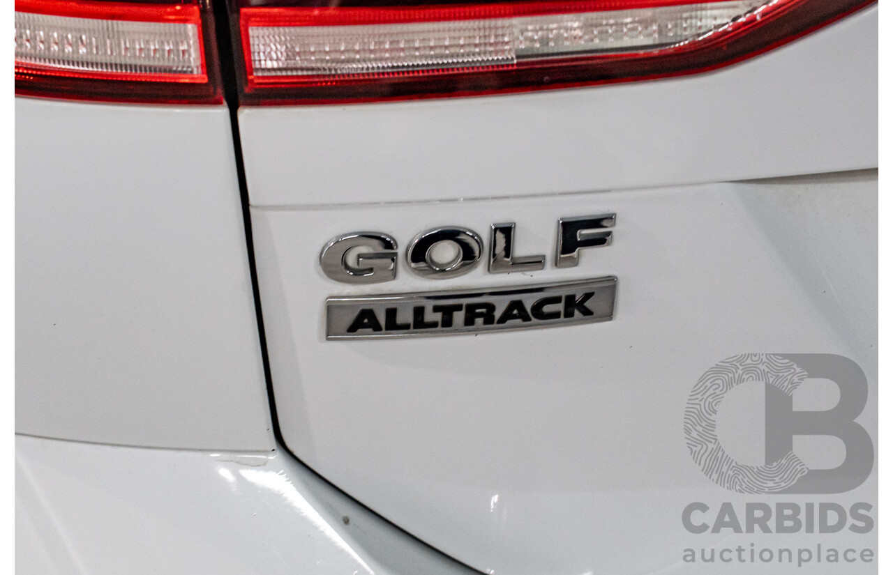 06/2019 Volkswagen Golf Alltrack 132 TSI (AWD) AU MY19.5 4d Wagon Pure White Turbo 1.8L