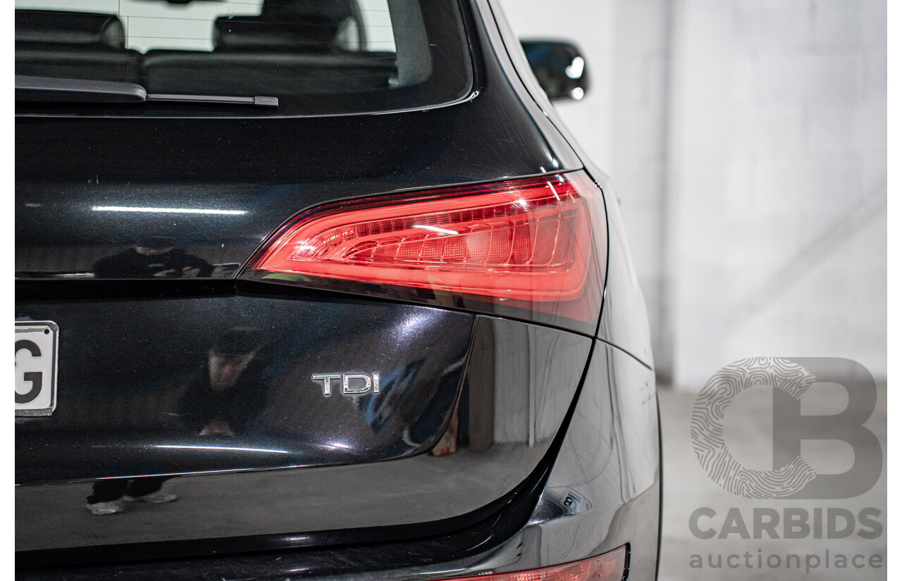 06/2016 Audi SQ5 3.0 TDI Quattro (AWD) 8R MY16 5d Wagon Mythos Black Metallic Twin Turbo V6 Diesel 3.0L