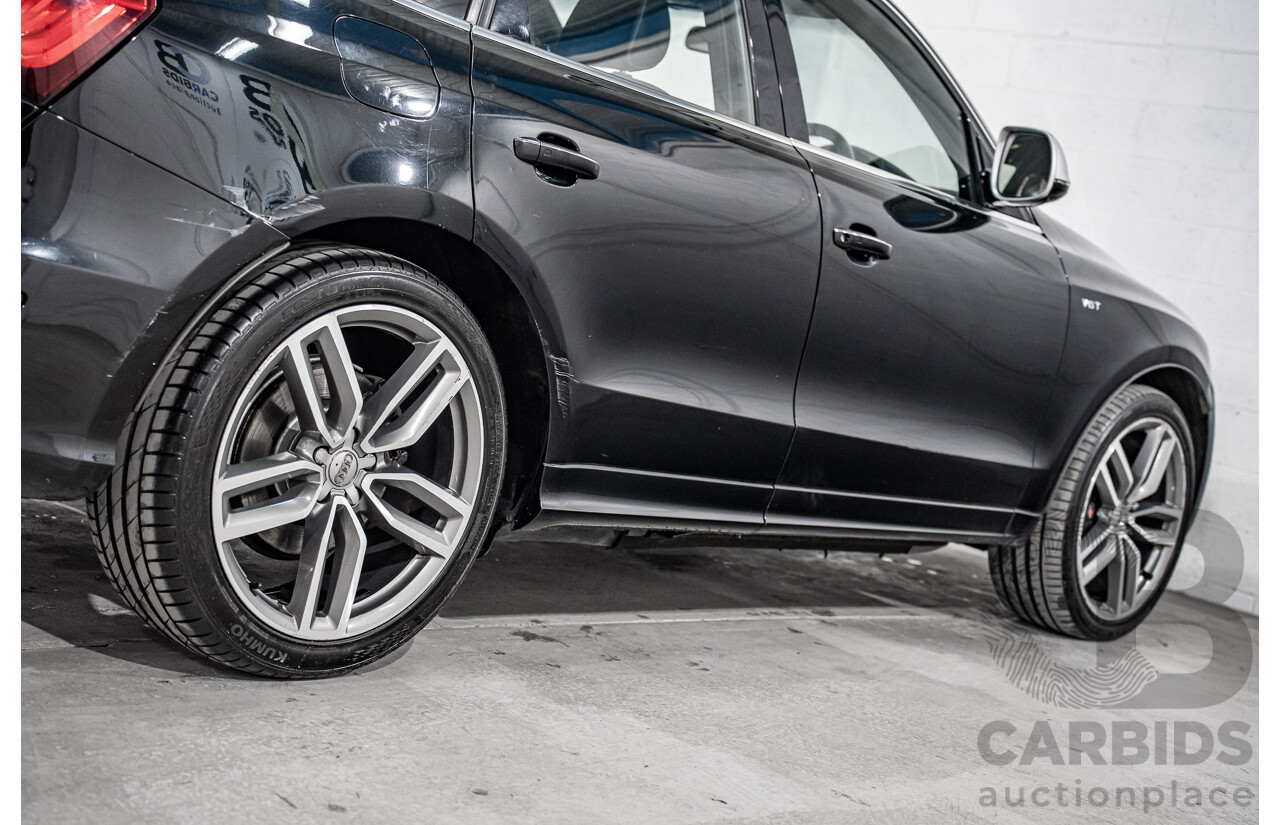 06/2016 Audi SQ5 3.0 TDI Quattro (AWD) 8R MY16 5d Wagon Mythos Black Metallic Twin Turbo V6 Diesel 3.0L