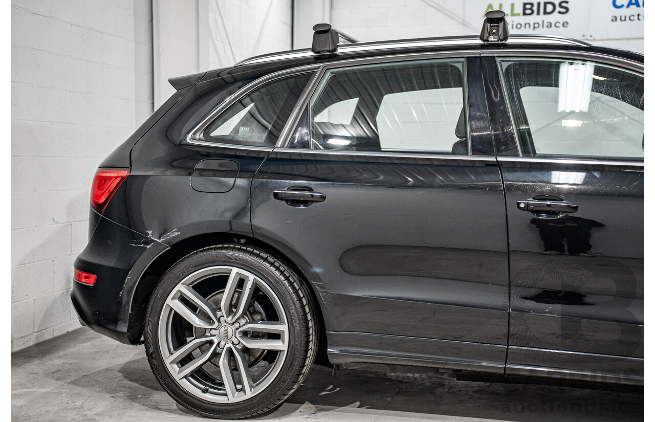 06/2016 Audi SQ5 3.0 TDI Quattro (AWD) 8R MY16 5d Wagon Mythos Black Metallic Twin Turbo V6 Diesel 3.0L