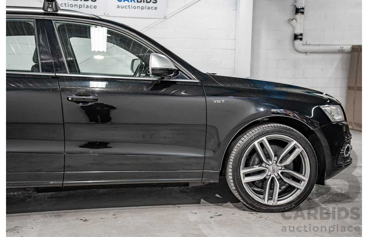 06/2016 Audi SQ5 3.0 TDI Quattro (AWD) 8R MY16 5d Wagon Mythos Black Metallic Twin Turbo V6 Diesel 3.0L