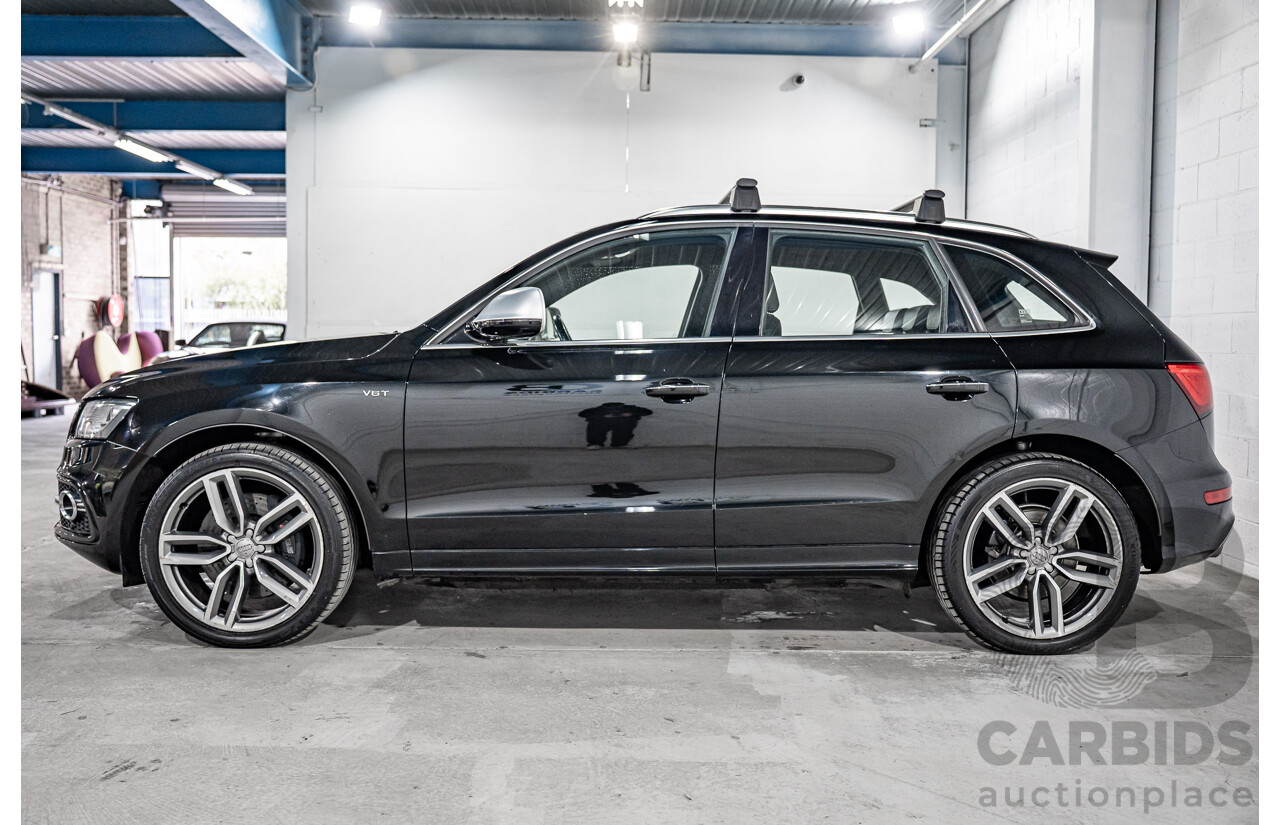 06/2016 Audi SQ5 3.0 TDI Quattro (AWD) 8R MY16 5d Wagon Mythos Black Metallic Twin Turbo V6 Diesel 3.0L