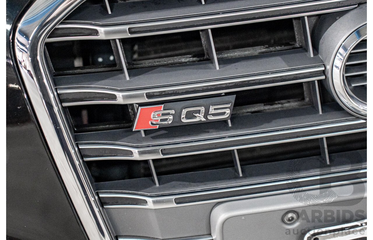 06/2016 Audi SQ5 3.0 TDI Quattro (AWD) 8R MY16 5d Wagon Mythos Black Metallic Twin Turbo V6 Diesel 3.0L