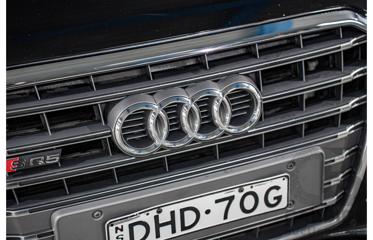 06/2016 Audi SQ5 3.0 TDI Quattro (AWD) 8R MY16 5d Wagon Mythos Black Metallic Twin Turbo V6 Diesel 3.0L