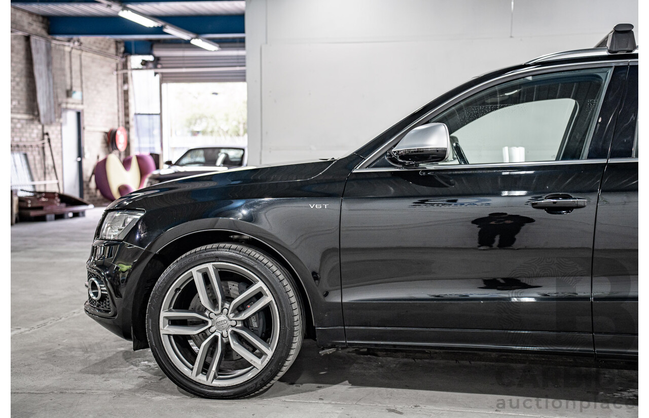 06/2016 Audi SQ5 3.0 TDI Quattro (AWD) 8R MY16 5d Wagon Mythos Black Metallic Twin Turbo V6 Diesel 3.0L