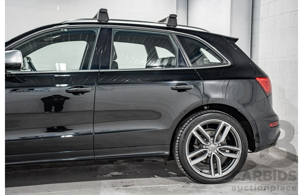 06/2016 Audi SQ5 3.0 TDI Quattro (AWD) 8R MY16 5d Wagon Mythos Black Metallic Twin Turbo V6 Diesel 3.0L