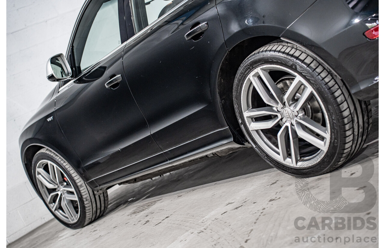 06/2016 Audi SQ5 3.0 TDI Quattro (AWD) 8R MY16 5d Wagon Mythos Black Metallic Twin Turbo V6 Diesel 3.0L