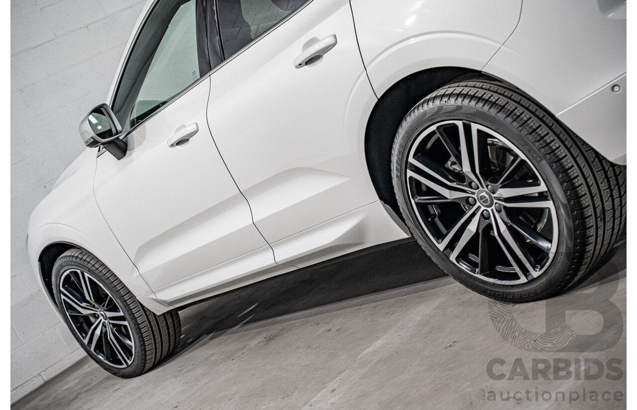 04/2019 Volvo XC60 T6 R-Design (AWD) 246 MY19 4d Wagon Crystal White Pearl Twincharged 2.0L