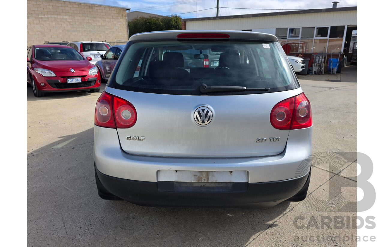 11/2004 Volkswagen Golf 2.0 TDI Comfortline 1K 5d Hatchback Silver Turbo Diesel 2.0L