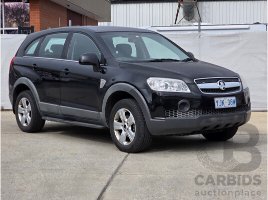 2/2008 Holden Captiva SX (4x4) CG MY08 4d Wagon Black 3.2L