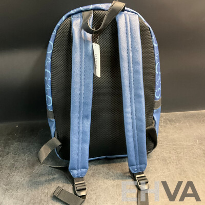 GUESS Midnight Blue Insignia Backpack - RRP$169.00