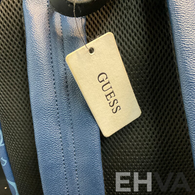 GUESS Midnight Blue Insignia Backpack - RRP$169.00