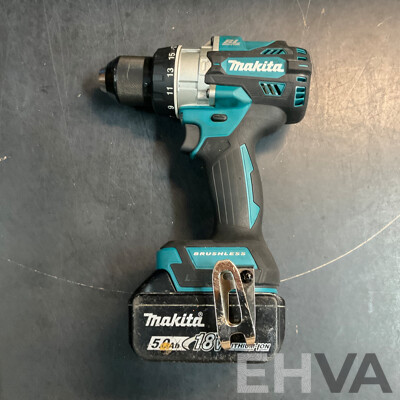 Makita DHP 486 18V Hammer Driver Drill with 1x Battery
