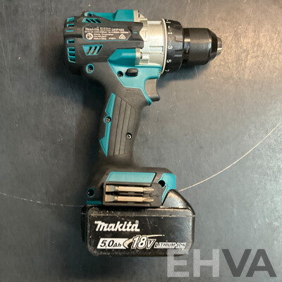 Makita DHP 486 18V Hammer Driver Drill with 1x Battery