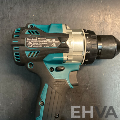 Makita DHP 486 18V Hammer Driver Drill with 1x Battery