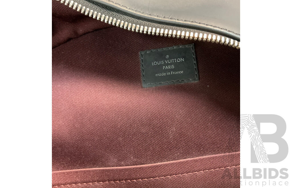 Brown Leather Backpack Branded Louis Vuitton