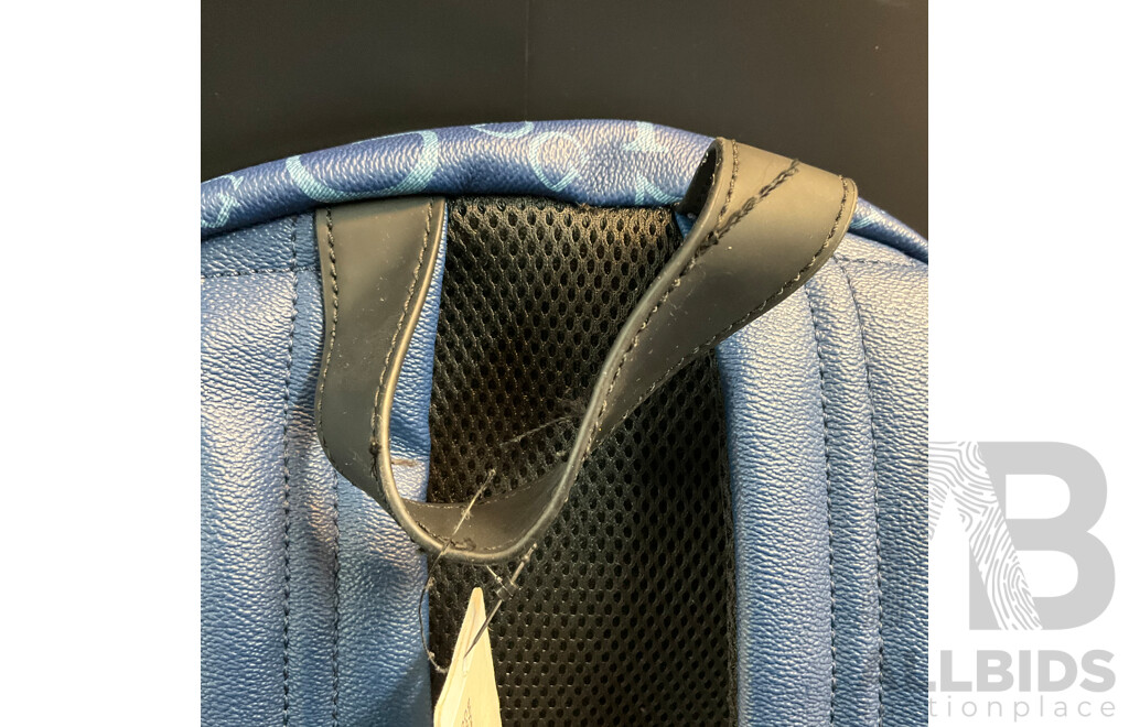 GUESS Midnight Blue Insignia Backpack - RRP$169.00